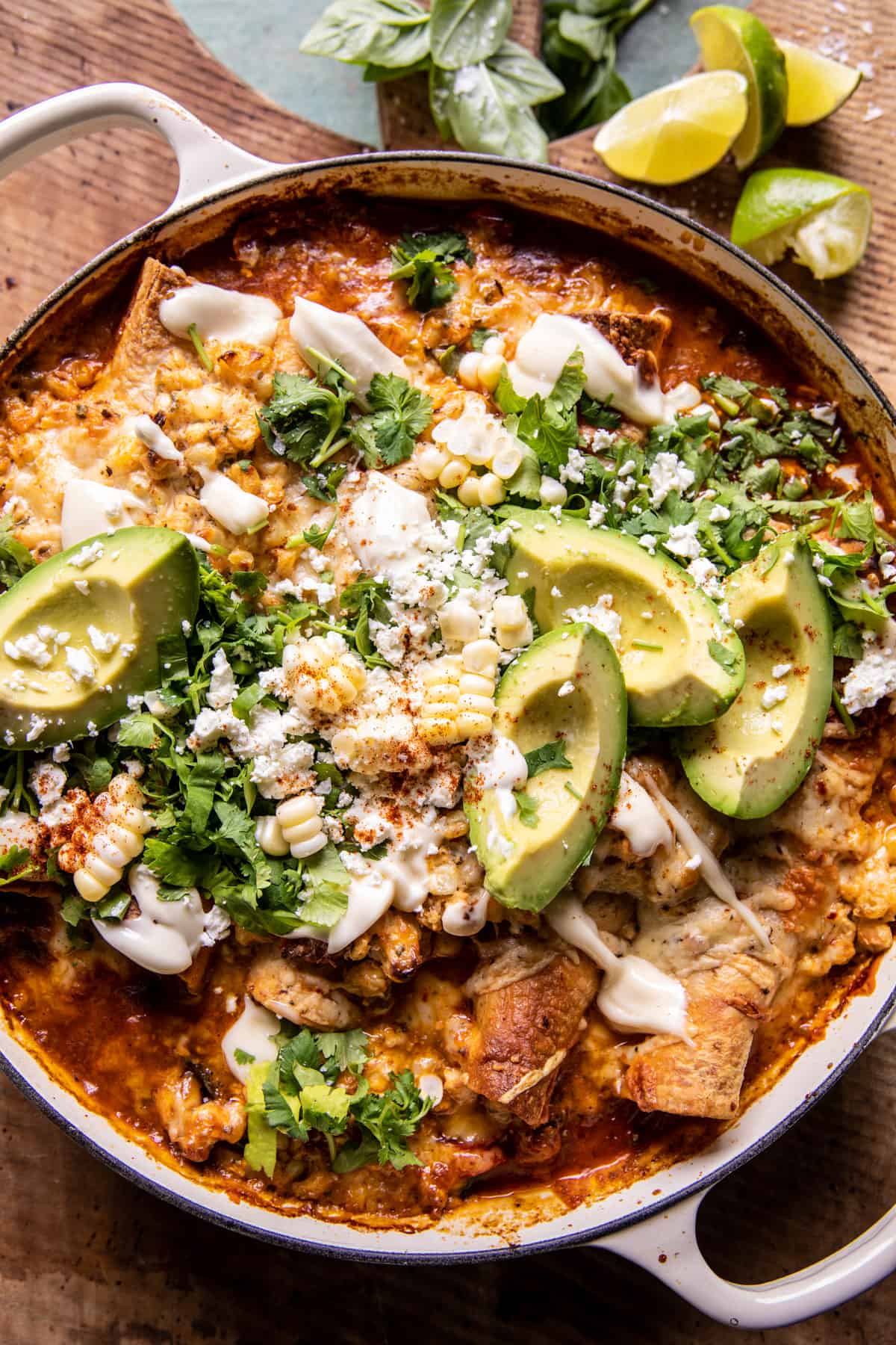 Street Corn Chicken Enchilada Bake: A Flavorful Fusion Meal